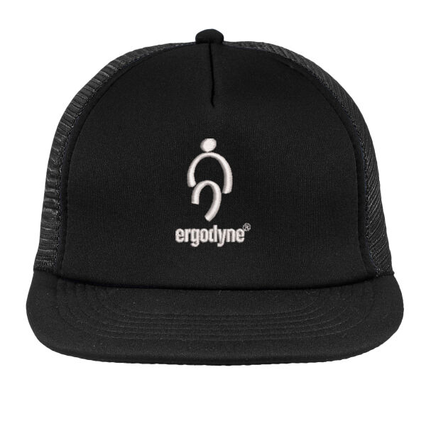 District ® Flat Bill Snapback Trucker Cap - Embroidered Logo Thumbnail