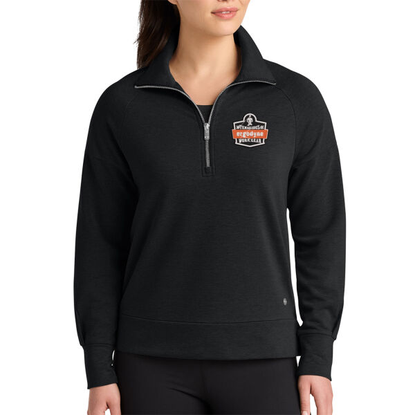 OGIO® Women’s Luuma 1/2-Zip - Embroidered Logo Thumbnail
