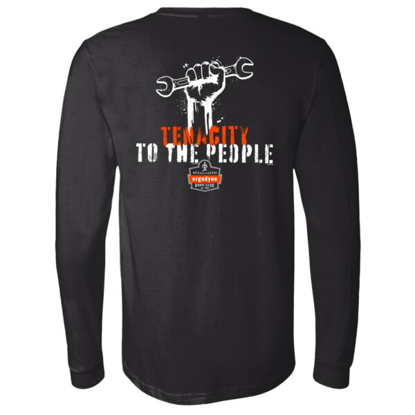 Tenacity to the People - Bella + Canvas - Unisex Jersey Long Sleeve Tee - Printed Logos Thumbnail