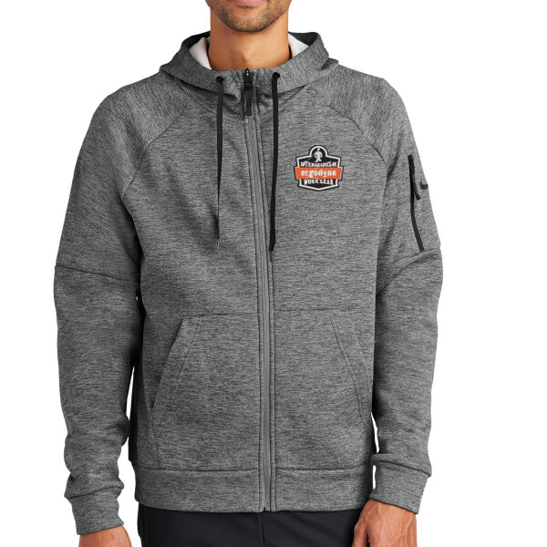 Nike Therma-FIT Pocket Full-Zip Fleece Hoodie - Embroidered Logo Thumbnail