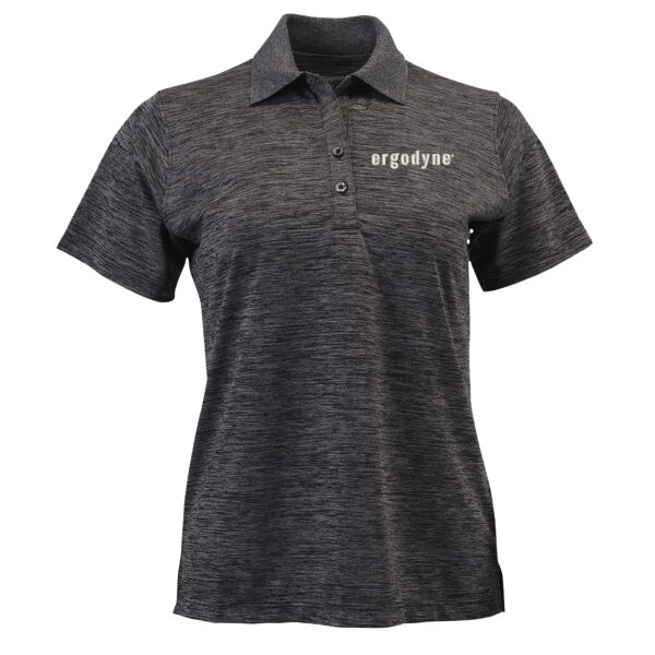 Paragon - Women's Dakota Striated Heather Polo - Embroidered Logo Thumbnail