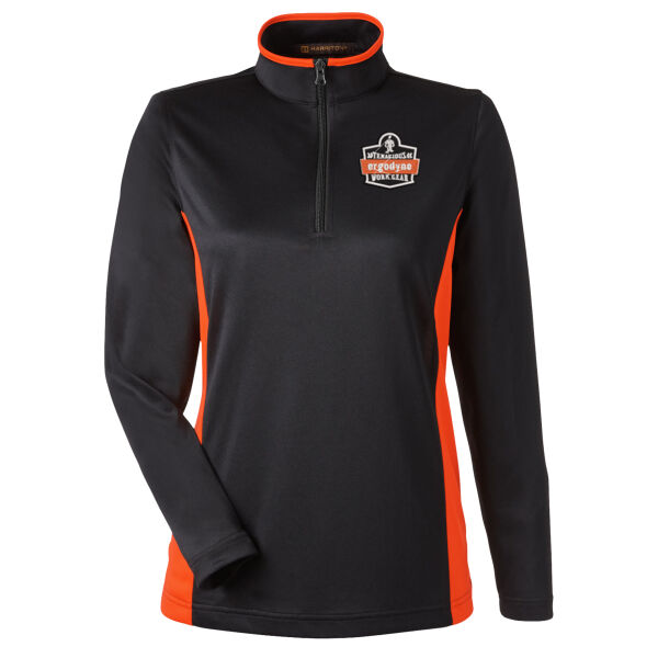 Harriton - Women's Flash Snag Protection Plus IL Colorblock Quarter-Zip Pullover - Embroidered Logo Harriton - Women's Flash Snag Protection Plus IL Colorblock Quarter-Zip Pullover - Embroidered Logo Thumbnail