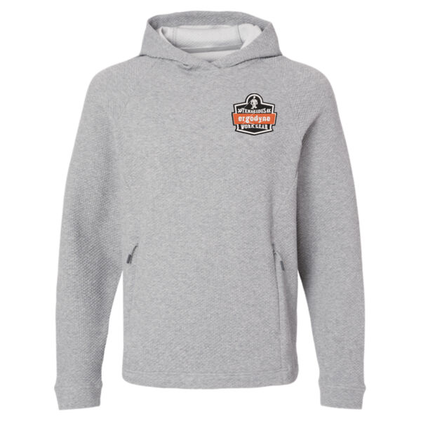 North End - Men's Spirit Textured Hooded Pullover - Embroidered Logo Thumbnail